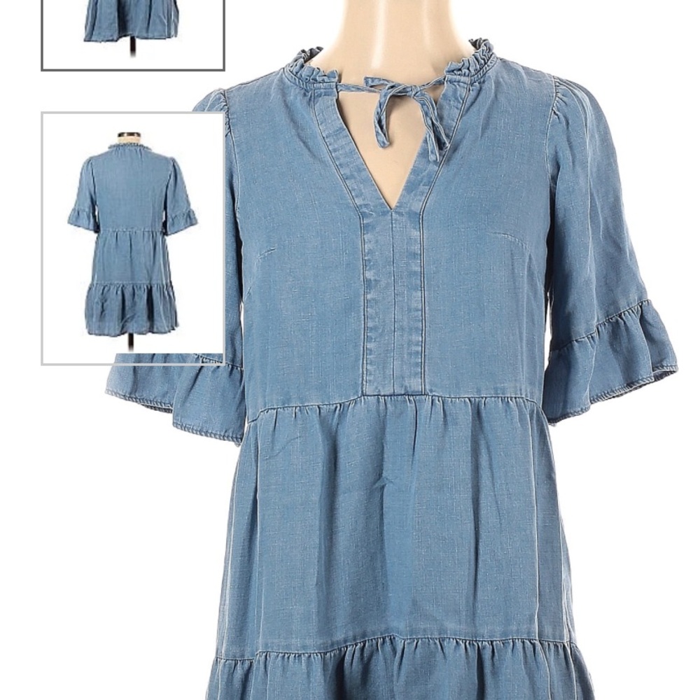 Ann Taylor Loft Denim Dress. Worn once, perfect condition.